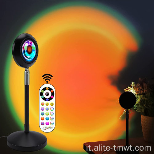 16 colori Sunset Rainbow Proiection Lamp